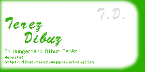 terez dibuz business card